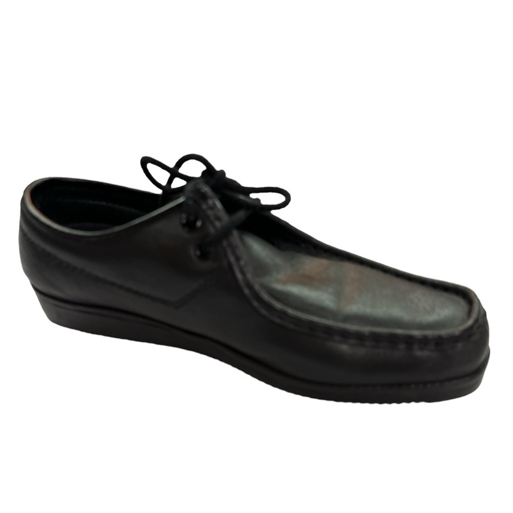 Florsheim Soft Comfort Soles 60686 Black Leather Lace Up Casual Shoe Mens 9D